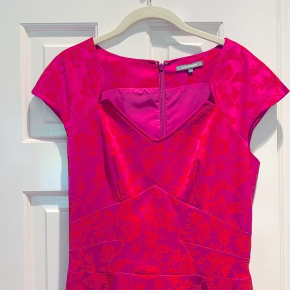 Zac Posen Flared satin-jacquard dress size 4 - Picture 7 of 9